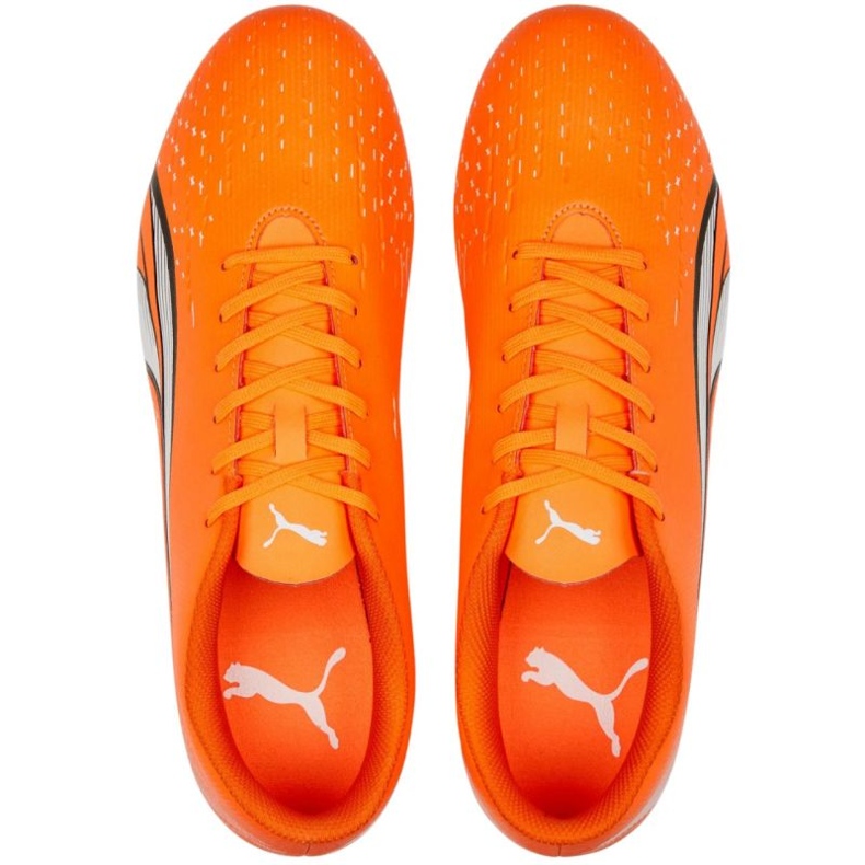 Puma Ultra Play FG/AG 107224 01 futballcipő narancssárga narancs és vörös 2