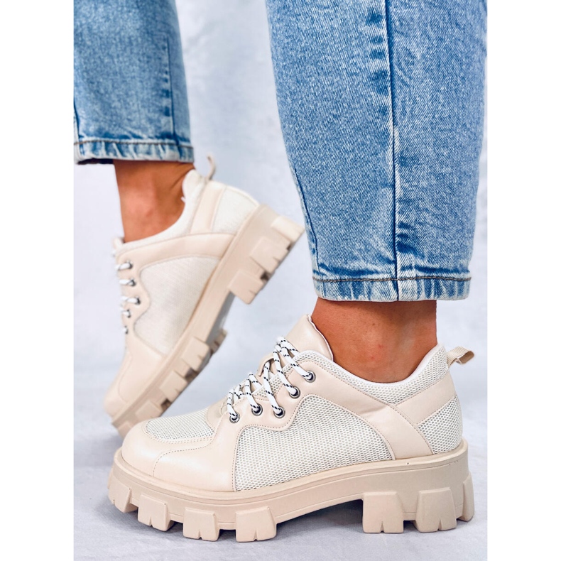 BM Magas talpú naplopók Asger Beige bézs 2