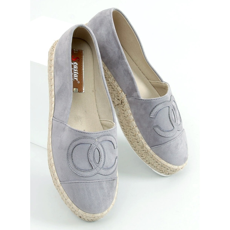 Chanelkikikiki Wela Grey espadrillák szürke 2