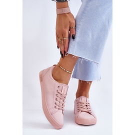 Női sima alacsony tornacipő Big Star LL274059 rózsaszín 2