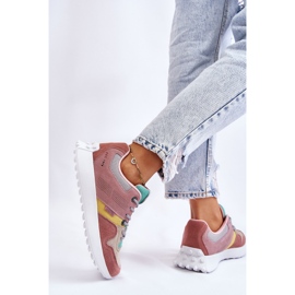 Női tornacipő Big Star LL274422 Pink-Bézs rózsaszín 2