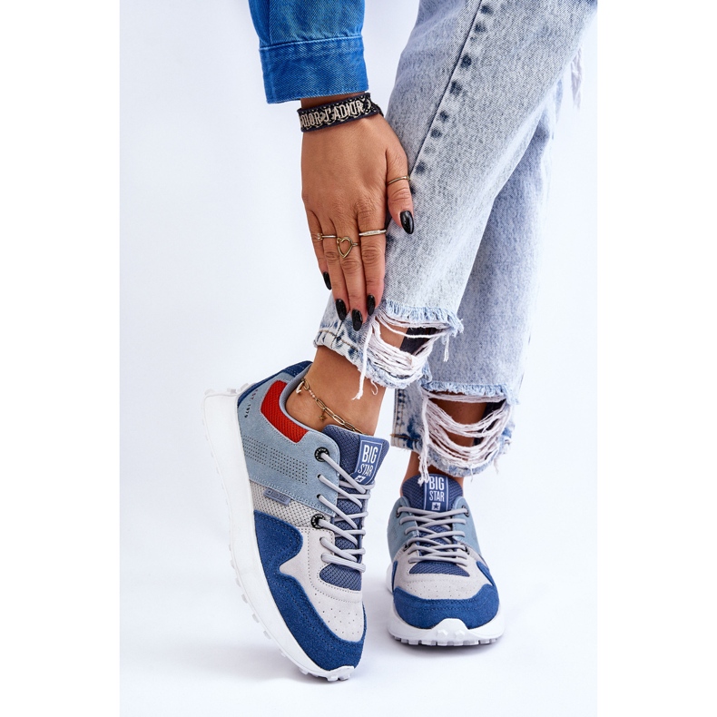 Női tornacipő Big Star LL274421 kék 2