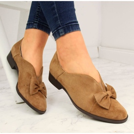 Női cipő bézs masnival Jezzi 1