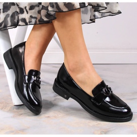 Fekete lakkozott női naplopók Potocki SZ12020 1