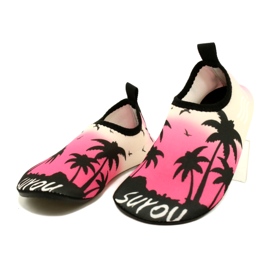 ProWater rózsaszín-fekete neoprén vízicipő 2