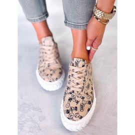 Navas Beige képregény női tornacipő bézs 1 Navas Beige képregény női tornacipő bézs 1