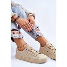 Klasszikus alacsony tornacipő Big Star LL274094 bézs 1