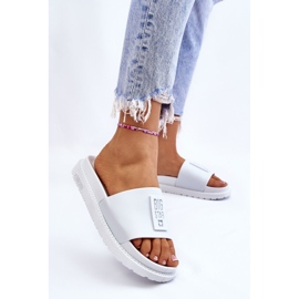 Női Big Star papucs LL274428 fehér 2