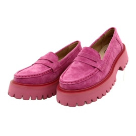 Velúr mokaszin Filippo DP4586/23 FH Fuchsia rózsaszín 3 Velúr mokaszin Filippo DP4586/23 FH Fuchsia rózsaszín 3