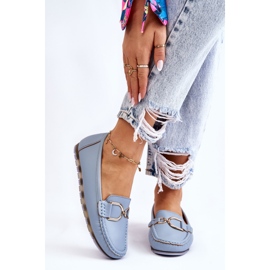 PS1 Női bőrcipők Világoskék Belvárosban 2