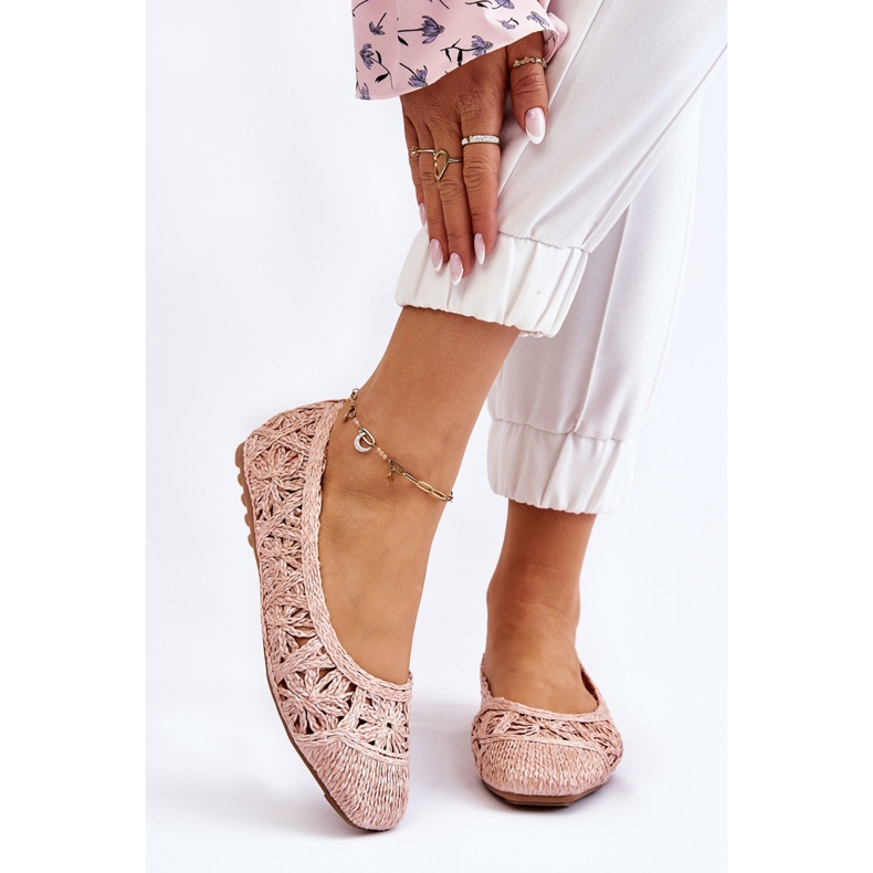 PS1 Áttört, divatos rózsaszín Thiago balerinák 2