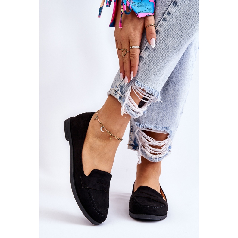 Kényelmes velúr női naplopók, fekete Lucca 1