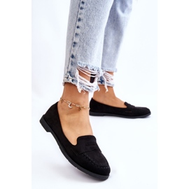 Kényelmes velúr női naplopók, fekete Lucca 2 Kényelmes velúr női naplopók, fekete Lucca 2