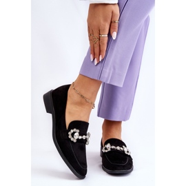 PS1 Elegáns fekete velúr naplopók Aliya 1