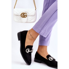 PS1 Elegáns fekete velúr naplopók Aliya 2