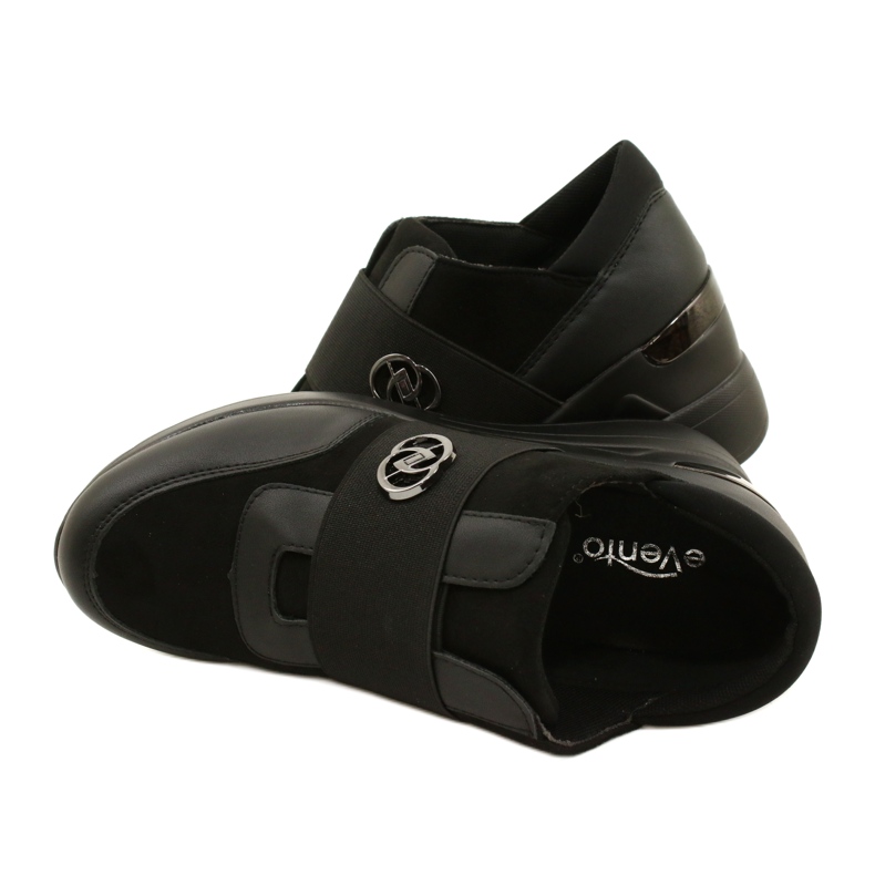 Bebújós cipők Wedge Sneakers Evento 23SP35-5320 fekete 5