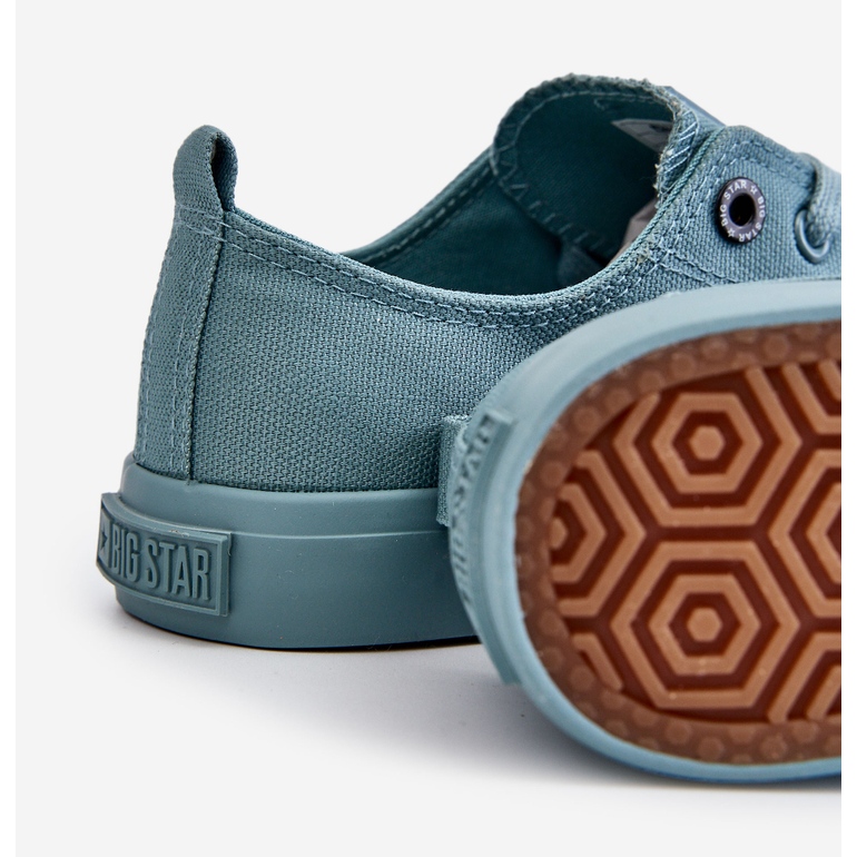 Női klasszikus alacsony tornacipő Big Star LL274019 zöld 1