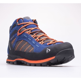 BERGSON Kadam Mid Stx férfi trekking cipő kék narancs 1