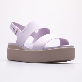 Crocs Brooklyn Low Wedge szandál 206453-5PV lila 1