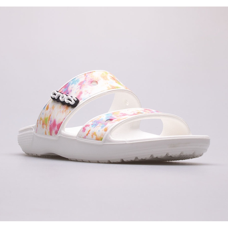 Női papucsok CROCS Classic Tie Dye Graphic 207283-928 fehér sokszínű 1