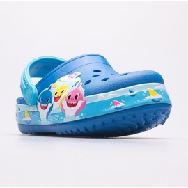 Gyermek klumpa CROCS Fl Babyshark Band Clog T 207066-4JL kék 1