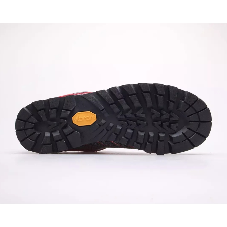 BERGSON Kadam Low Stx férfi trekking cipő fekete piros 1