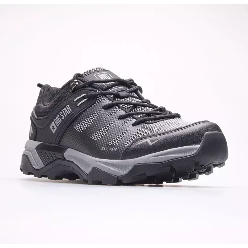 Big Star férfi cipő KK174105 fekete szürke 1