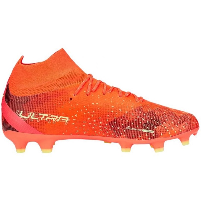 Puma Ultra Pro FG/AG M 106931 03 futballcipő narancssárga narancs és vörös 1