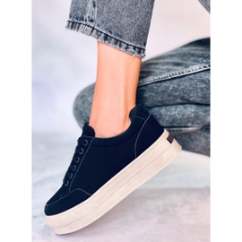 BM Rhonda fekete platformos tornacipő 2