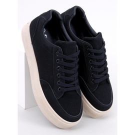 BM Rhonda fekete platformos tornacipő 1