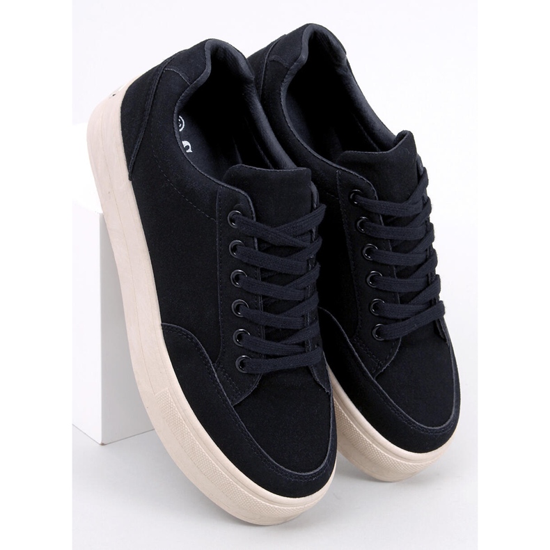 BM Rhonda fekete platformos tornacipő 1