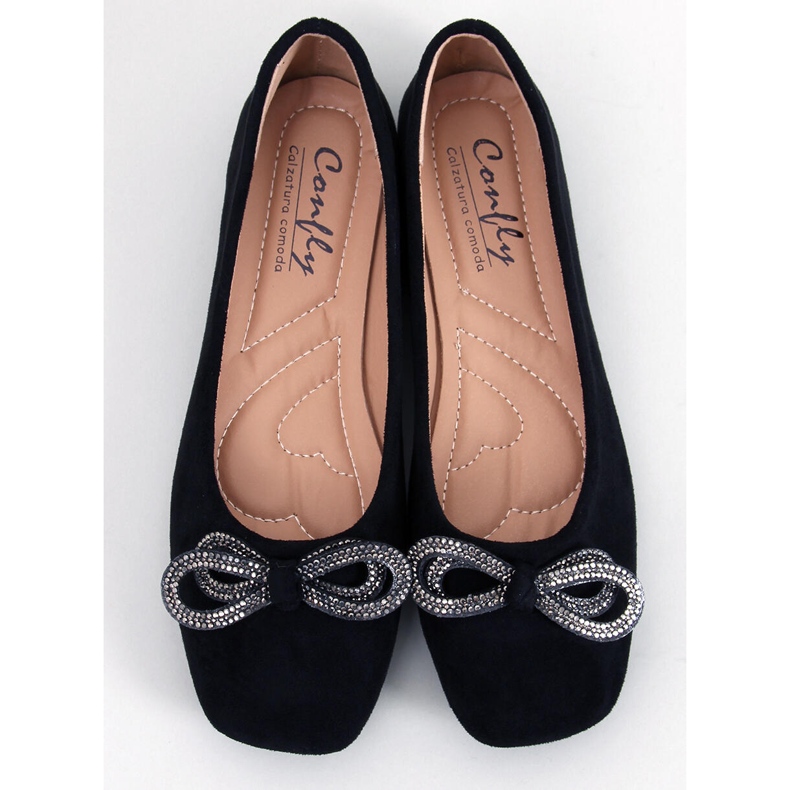 BM Serna Nero masnis velúr balettlapok fekete 1