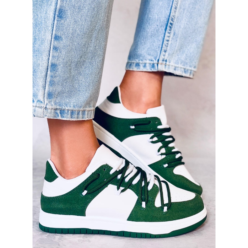 BM Hart WHITE/GREEN panda tornacipő fehér zöld 1