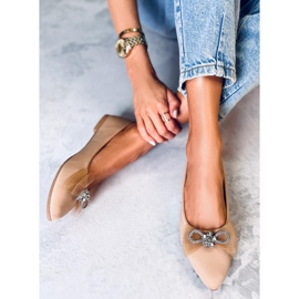 Maura Khaki íjbalett lapok bézs 2