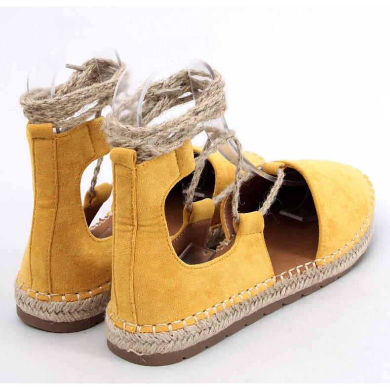 BM Espo Yellow bokakötős espadrillák sárga 1