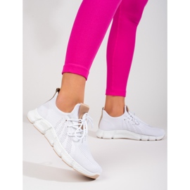 Shelovet fehér tornacipő bézs betéttel 1