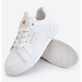 BM Női fűzős sportcipő Bézs Mikaela 1