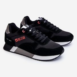 Férfi Memory Foam System Big Star sportcipő LL174158 fekete 1