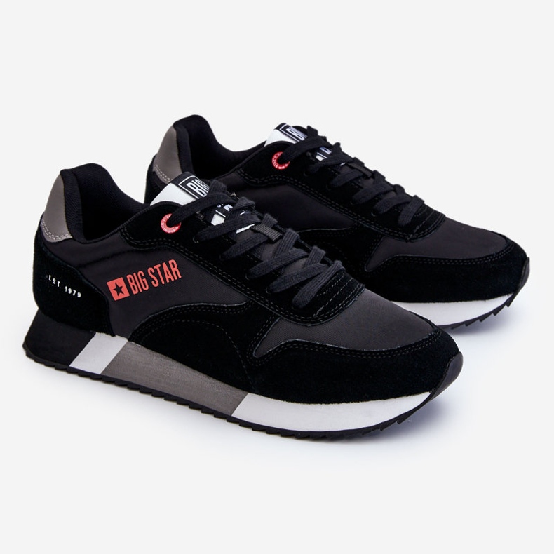 Férfi Memory Foam System Big Star sportcipő LL174158 fekete 1