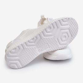 Kényelmes női tornacipő Memory Foam System Big Star LL274415 fehér 2