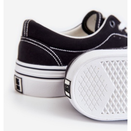 Női Big Star Platform tornacipő LL274230 fekete 2