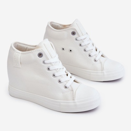Hidden Wedge High Sneakers Big Star LL274035 fehér 1