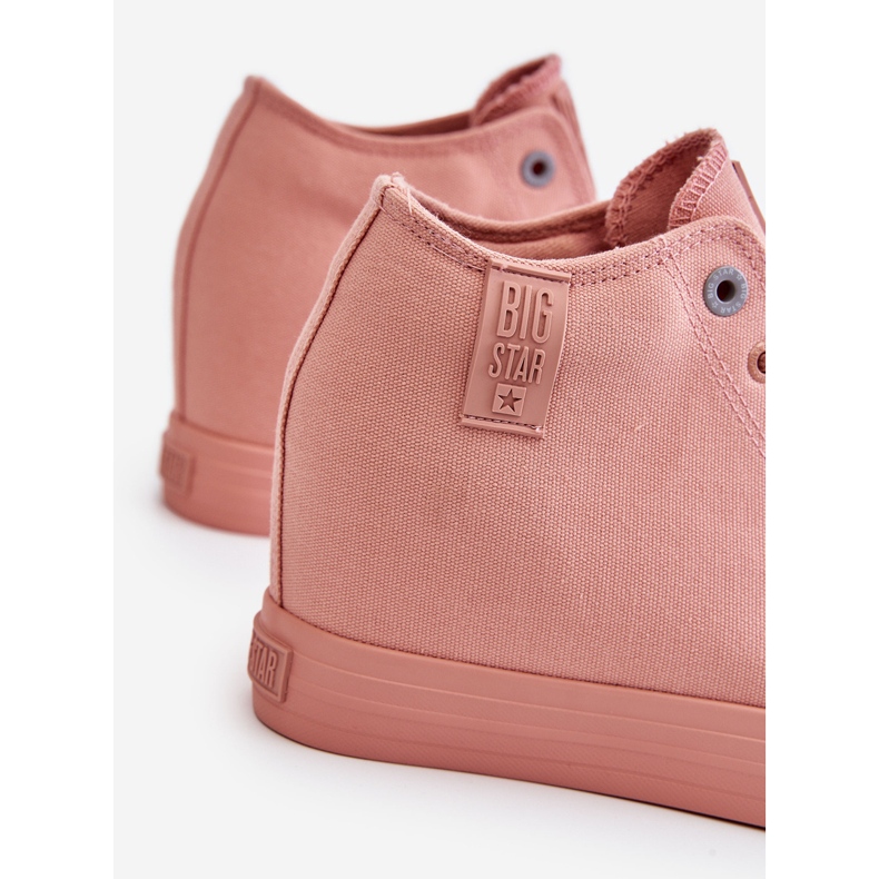 Hidden Wedge High Sneakers Big Star LL274036 Pink rózsaszín 1