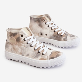 Női tornacipő Big Star LL274047 fehér-zöld 1