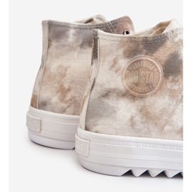 Női tornacipő Big Star LL274047 fehér-zöld 2