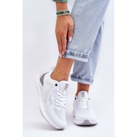 Női könnyű sportcipő Memory Foam System Big Star LL274297 fehér 2 Női könnyű sportcipő Memory Foam System Big Star LL274297 fehér 2