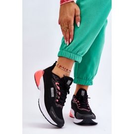 Divatos Memory Foam System Big Star sportcipő LL274318 fekete 2