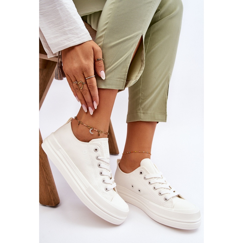 Big Star alacsony fűzős tornacipő LL274968 fehér 2