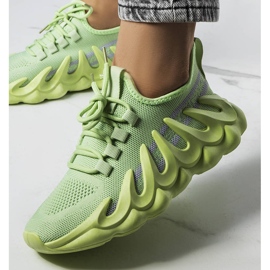 Zöld tornacipő divatos Beth talpon 1