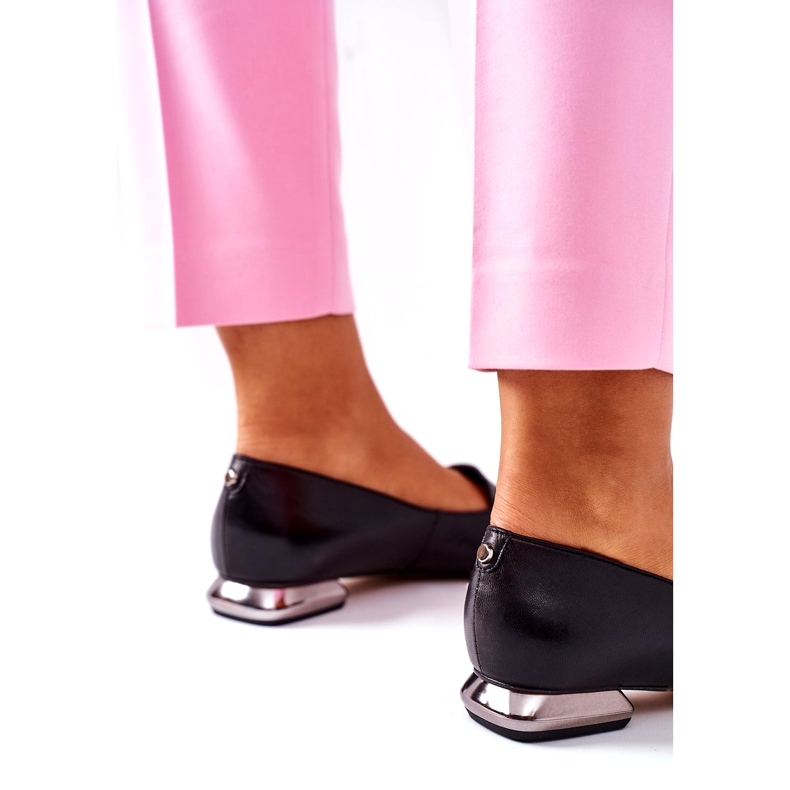 Női Brogues Laura Messi Black 2074 fekete 2